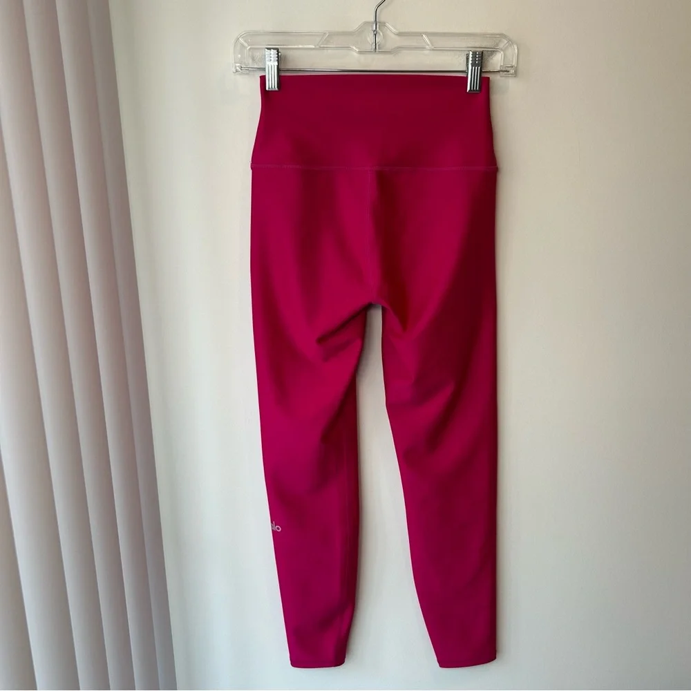 Alo Yoga High-Waist Airlift Legging 7/8 Length Hot Pink Size Extra Small